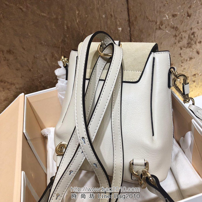 Chloe克洛伊 Chloe Faye backpack克洛伊 mini雙肩包 法國原廠牛皮搭配麂皮 1232  ypk1113